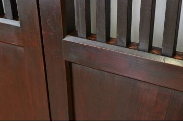 ★古民具　骨董　古いお家の格子帯戸2枚セット