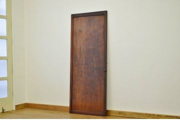 ★古い木のシンプルなドア2(アンティーク、戸)