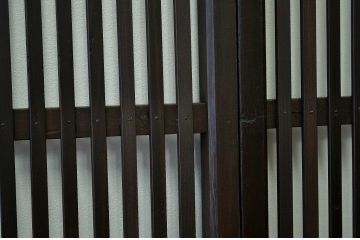 ★古民具骨董古い木のシックな格子戸4枚セット(ドア)