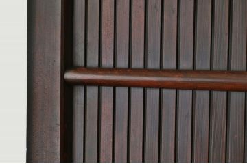 アンティーク素敵な雰囲気の平格子戸2枚セット(古民具・骨董)