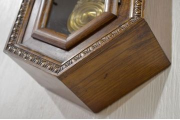 アンティーク雑貨　○古い八角掛け時計(ボンボン時計)