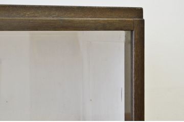 アンティーク家具　アンティーク シックなモールガラス本箱(収納棚、ブックケース)