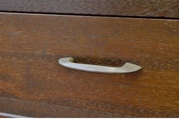 アンティーク家具　アンティーク シックなモールガラス本箱(収納棚、ブックケース)