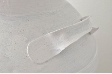 アンティーク 白いペイントのミルク缶・牛乳缶2個セット?昭和レトロ　シャビー
