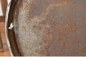 アンティーク 白いペイントのミルク缶・牛乳缶2個セット?昭和レトロ　シャビー