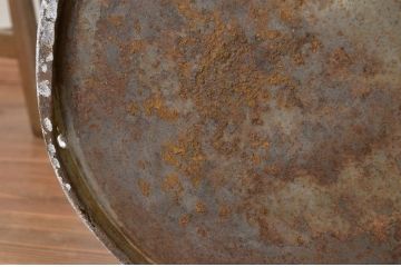 アンティーク 白いペイントのミルク缶・牛乳缶2個セット?昭和レトロ　シャビー