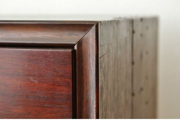 アンティーク家具　珍品希少!最高級!唐木と黒柿の重厚な帳場箪笥