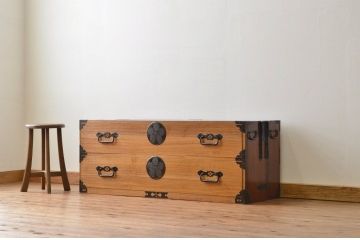古民具　骨董　極上美品の最上箪笥ローボード