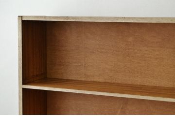 レトロ家具　★昭和レトロ　古い商店の変わり型陳列棚(飾り棚、本棚)