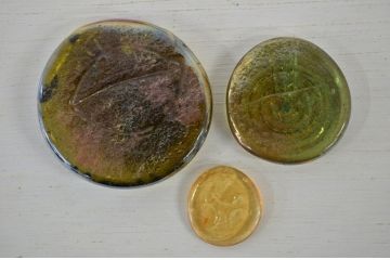 ○古いガラス石けり218個セット(レトロ玩具)