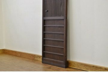 アンティーク 古い木の格子ドア(扉・建具)