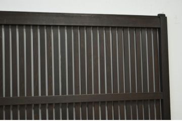 ★古民具・骨董 シックな格子戸2枚セット(引き戸・建具)