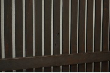 ★古民具・骨董 シックな格子戸2枚セット(引き戸・建具)