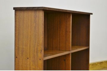 アンティーク家具　アンティーク 古い木のシンプルな飾り棚(本棚)