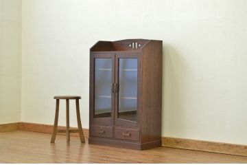 アンティーク家具　アンティーク シックなマス目本箱(書棚・収納棚)