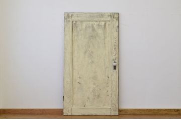 ★アンティーク　総欅鏡板が一枚板の重厚なドア(扉、建具)