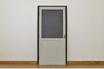 オリジナルペイントのモールガラスドア1枚(扉、建具)