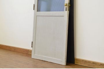 オリジナルペイントのモールガラスドア1枚(扉、建具)