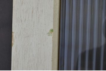 オリジナルペイントのモールガラスドア1枚(扉、建具)