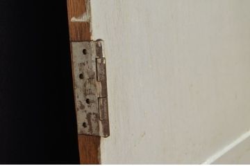 オリジナルペイントのモールガラスドア1枚(扉、建具)