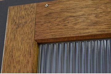 オリジナルペイントのモールガラスドア1枚(扉、建具)
