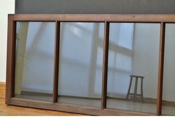 古い木のアンティーク明り取り1枚(欄間)