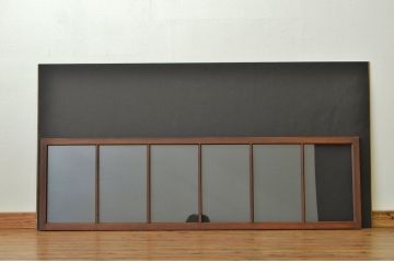 古い木のアンティーク明り取り1枚(欄間)