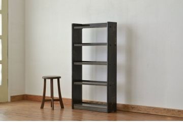 レトロ家具　昭和レトロ シンプルなアンティーク本棚(飾り棚)