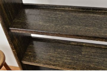 レトロ家具　昭和レトロ シンプルなアンティーク本棚(飾り棚)