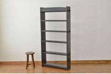 アンティーク家具　★大ぶりでシンプルなアンティーク本棚(飾り棚)