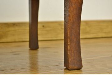 アンティーク 古い栓材の小ぶりな角ちゃぶ台
