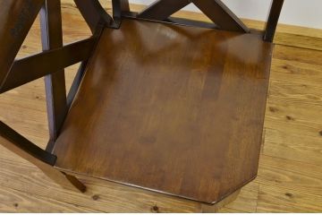 中古 karimoku RUSTIC(カリモク ルスティック)コーナーチェアシングルベンチ