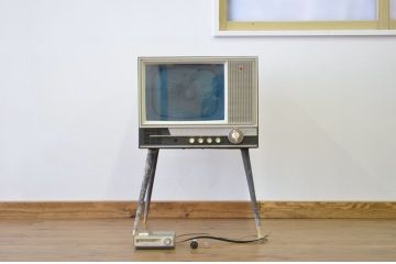 ジャンク品!古いナショナル真空管テレビF14-Q1