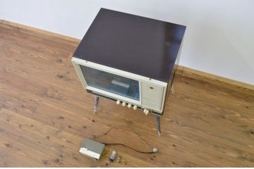 ジャンク品!古いナショナル真空管テレビF14-Q1