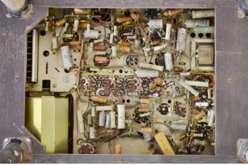 ジャンク品!古いナショナル真空管テレビF14-Q1