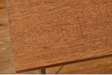 アンティーク家具　☆アンティーク　天板一枚板の鉄脚テーブル?(作業台、机)
