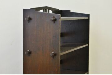 アンティーク家具　アンティーク　ナラ材の素敵な本棚(飾り棚・書棚)