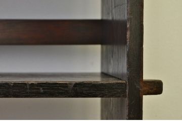 アンティーク家具　アンティーク　ナラ材の素敵な本棚(飾り棚・書棚)