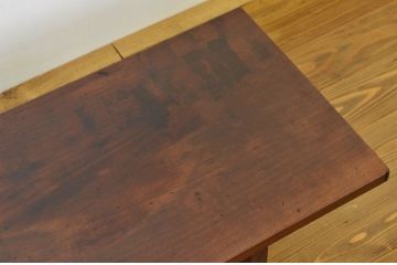 アンティーク家具　古民具　骨董　シンプルな欅の経机(作業台・テーブル)