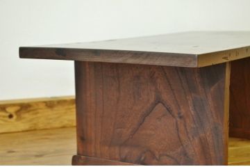 アンティーク家具　古民具　骨董　シンプルな欅の経机(作業台・テーブル)