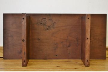 アンティーク家具　古民具　骨董　シンプルな欅の経机(作業台・テーブル)