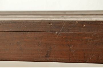 レトロ家具　★昭和レトロ・古い木の雰囲気の良いベンチ?長イス・椅子)