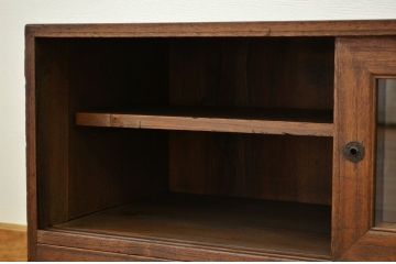 レトロ家具　昭和レトロ 古い桐製のアンティークローボード(箪笥・タンス、桐箪笥、桐たんす)