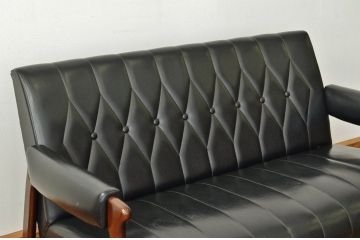 レトロ家具　ミッドセンチュリー 素敵な雰囲気の2人掛けソファ(昭和レトロ)