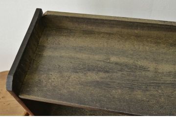 レトロ家具　アンティーク 古い木のレトロな本棚(飾り棚・書棚)
