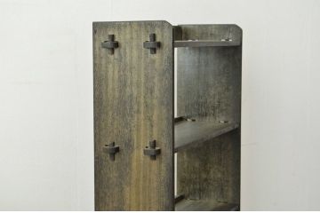 レトロ家具　アンティーク 古い木のレトロな本棚(飾り棚・書棚)