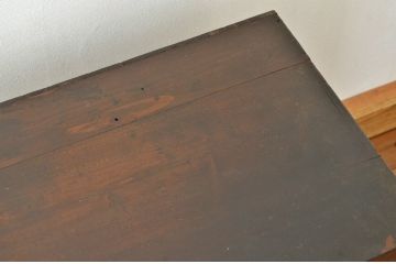 アンティーク家具　アンティーク 素敵な雰囲気の格子扉の収納棚(ガラスケース・ショーケース)