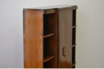 アンティーク家具　ミッドセンチュリー 重厚な大型本箱(ブックケース・キャビネット)