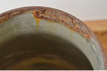 アンティーク さびたミルク缶・牛乳缶3個セット昭和レトロ　シャビー