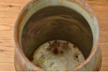 アンティーク さびたミルク缶・牛乳缶3個セット昭和レトロ　シャビー